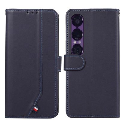 ABEEL Delicate Texture Splicing RFID Leather Phone Case, For Sony Xperia 10 VIII, For Sony Xperia 1 VIII, For Sony Xperia 10 VII, For Sony Xperia 1 VII