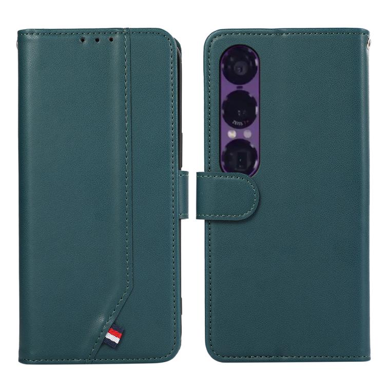 ABEEL Delicate Texture Splicing RFID Leather Phone Case, For Sony Xperia 10 VIII, For Sony Xperia 1 VIII, For Sony Xperia 10 VII, For Sony Xperia 1 VII