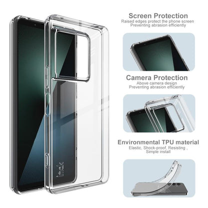 imak UX-10 Series Transparent Shockproof TPU Phone Case, For Sony Xperia 1 VIII, For Sony Xperia 1 VII