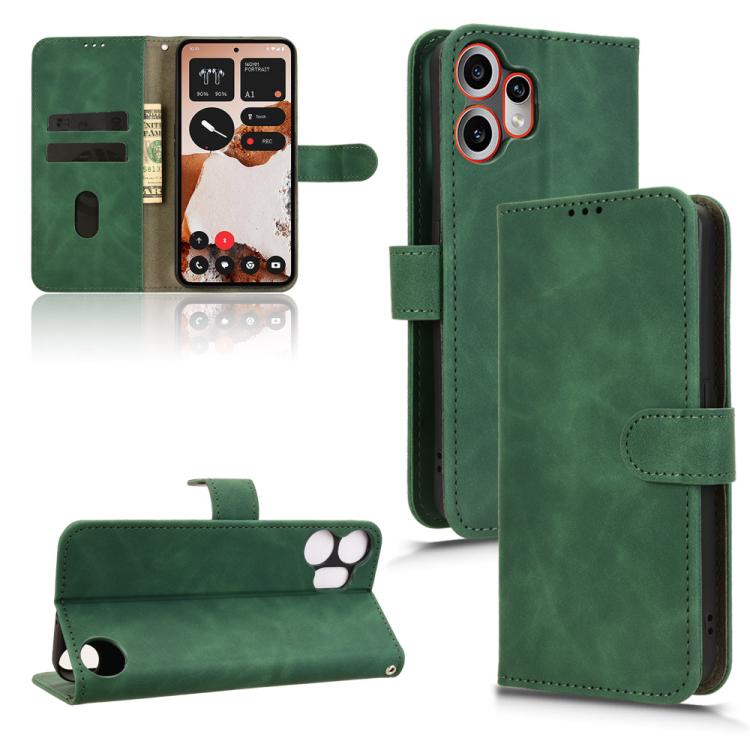 Skin Feel Magnetic Flip Leather Phone Case, For Nothing Phone 4b 5G, For Nothing Phone 4a Pro, For Nothing Phone 4a, For Nothing Phone 3, For Nothing CMF Phone 2 Pro, For Nothing Phone 3a