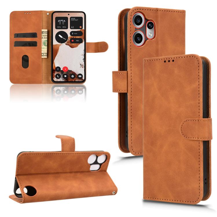 Skin Feel Magnetic Flip Leather Phone Case, For Nothing Phone 4b 5G, For Nothing Phone 4a Pro, For Nothing Phone 4a, For Nothing Phone 3, For Nothing CMF Phone 2 Pro, For Nothing Phone 3a