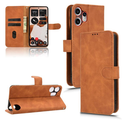 Skin Feel Magnetic Flip Leather Phone Case, For Nothing Phone 4b 5G, For Nothing Phone 4a Pro, For Nothing Phone 4a, For Nothing Phone 3, For Nothing CMF Phone 2 Pro, For Nothing Phone 3a