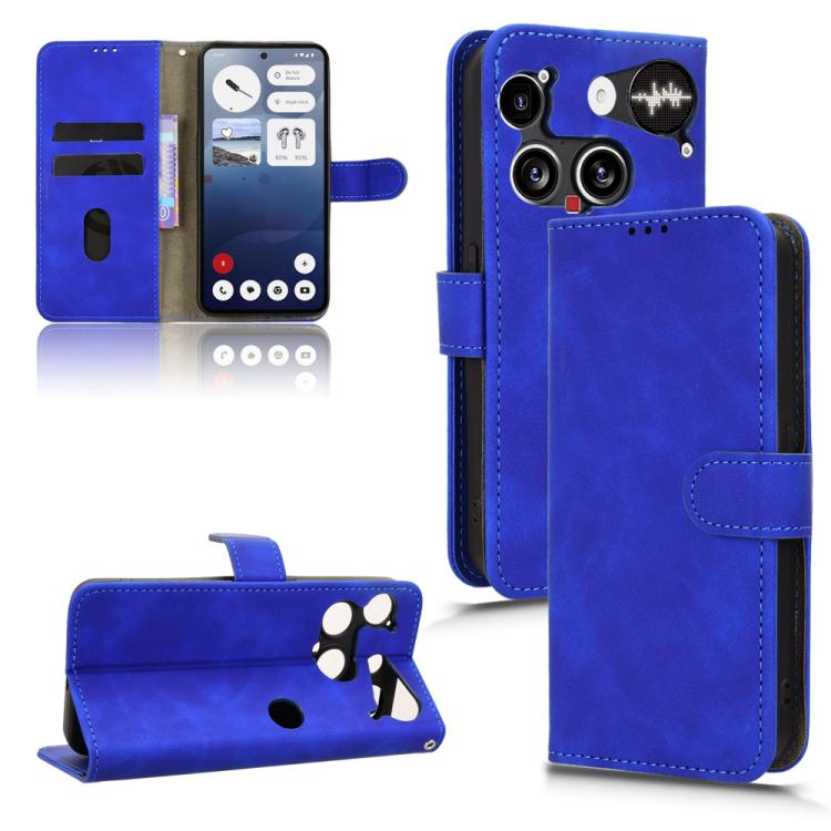 Skin Feel Magnetic Flip Leather Phone Case, For Nothing Phone 4b 5G, For Nothing Phone 4a Pro, For Nothing Phone 4a, For Nothing Phone 3, For Nothing CMF Phone 2 Pro, For Nothing Phone 3a