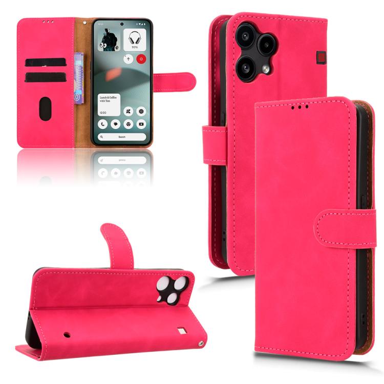 Skin Feel Magnetic Flip Leather Phone Case, For Nothing Phone 4b 5G, For Nothing Phone 4a Pro, For Nothing Phone 4a, For Nothing Phone 3, For Nothing CMF Phone 2 Pro, For Nothing Phone 3a