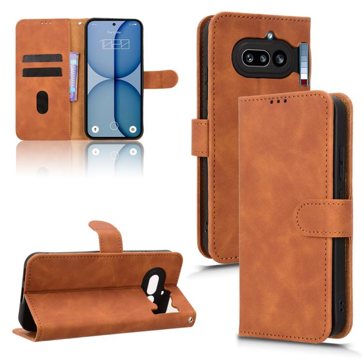 Skin Feel Magnetic Flip Leather Phone Case, For Nothing Phone 4b 5G, For Nothing Phone 4a Pro, For Nothing Phone 4a, For Nothing Phone 3, For Nothing CMF Phone 2 Pro, For Nothing Phone 3a