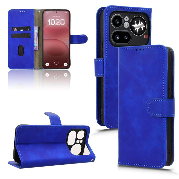 Skin Feel Magnetic Flip Leather Phone Case, For Nothing Phone 4b 5G, For Nothing Phone 4a Pro, For Nothing Phone 4a, For Nothing Phone 3, For Nothing CMF Phone 2 Pro, For Nothing Phone 3a