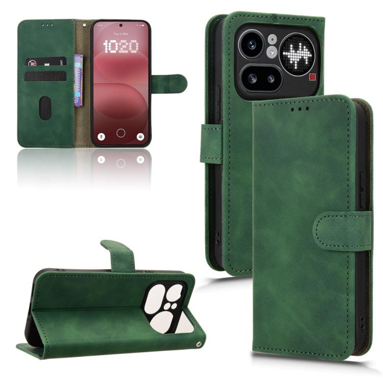 Skin Feel Magnetic Flip Leather Phone Case, For Nothing Phone 4b 5G, For Nothing Phone 4a Pro, For Nothing Phone 4a, For Nothing Phone 3, For Nothing CMF Phone 2 Pro, For Nothing Phone 3a