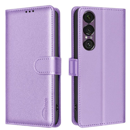Litchi Texture RFID Anti-theft Leather Phone Case, For Sony Xperia 1 VIII, For Sony Xperia 1 VII