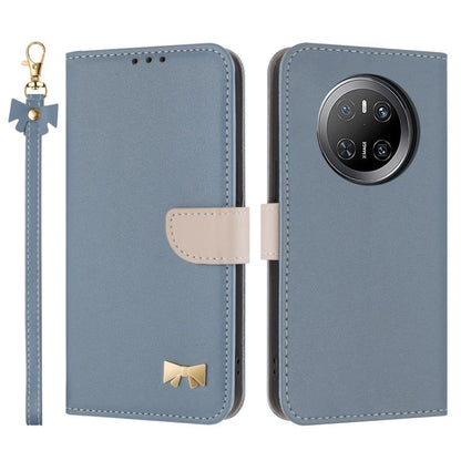Metal Bow Leather Phone Case with Hand Strap, For Huawei nova 16 Pro / 16 Ultra, For Huawei Pura 90 Pro Max 5G, For Huawei Pura 90 Pro 5G, For Huawei Pura 90 5G, For Huawei nova 15 Ultra, For Huawei nova 15 Pro, For Huawei Mate 80 Pro Max              ...