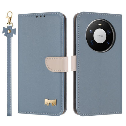 Metal Bow Leather Phone Case with Hand Strap, For Huawei nova 16 Pro / 16 Ultra, For Huawei Pura 90 Pro Max 5G, For Huawei Pura 90 Pro 5G, For Huawei Pura 90 5G, For Huawei nova 15 Ultra, For Huawei nova 15 Pro, For Huawei Mate 80 Pro Max              ...