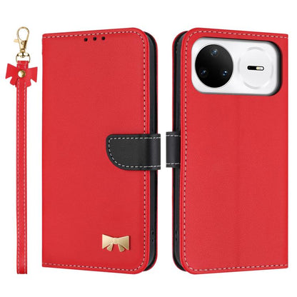Metal Bow Leather Phone Case with Hand Strap, For Huawei nova 16 Pro / 16 Ultra, For Huawei Pura 90 Pro Max 5G, For Huawei Pura 90 Pro 5G, For Huawei Pura 90 5G, For Huawei nova 15 Ultra, For Huawei nova 15 Pro, For Huawei Mate 80 Pro Max              ...