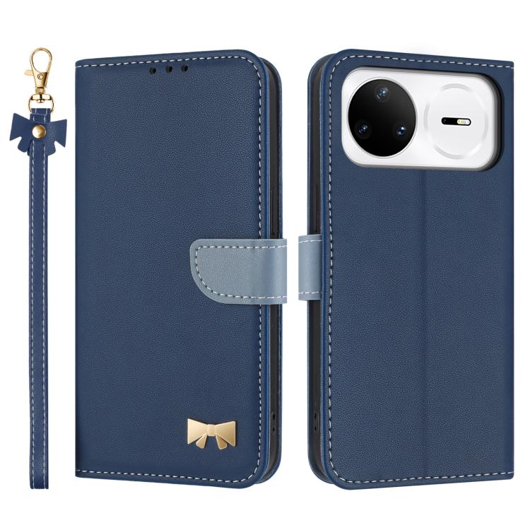Metal Bow Leather Phone Case with Hand Strap, For Huawei nova 16 Pro / 16 Ultra, For Huawei Pura 90 Pro Max 5G, For Huawei Pura 90 Pro 5G, For Huawei Pura 90 5G, For Huawei nova 15 Ultra, For Huawei nova 15 Pro, For Huawei Mate 80 Pro Max              ...