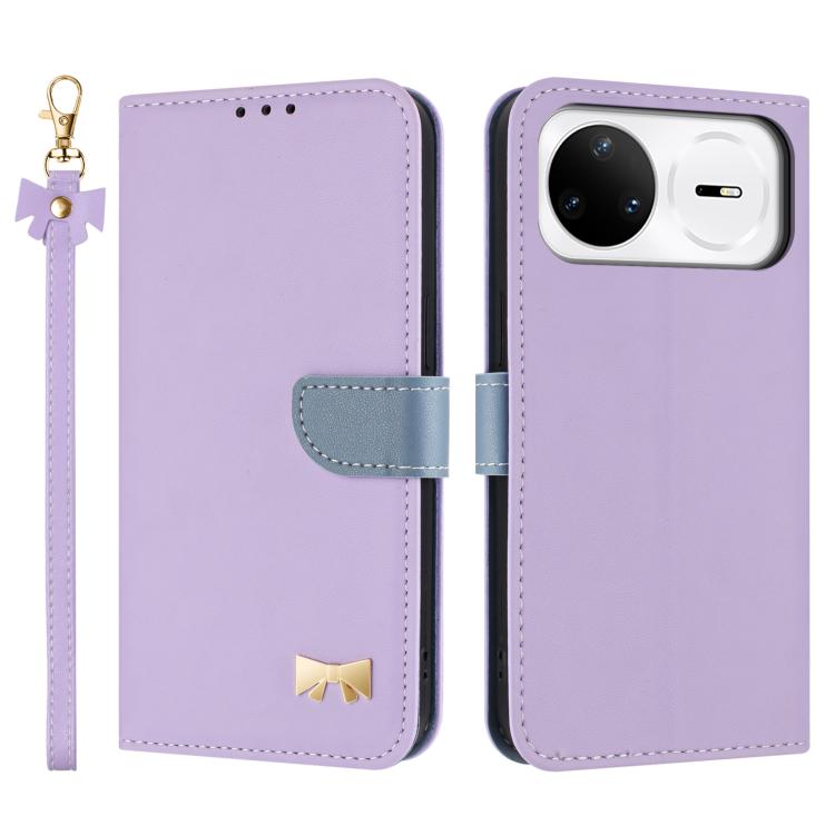 Metal Bow Leather Phone Case with Hand Strap, For Huawei nova 16 Pro / 16 Ultra, For Huawei Pura 90 Pro Max 5G, For Huawei Pura 90 Pro 5G, For Huawei Pura 90 5G, For Huawei nova 15 Ultra, For Huawei nova 15 Pro, For Huawei Mate 80 Pro Max              ...
