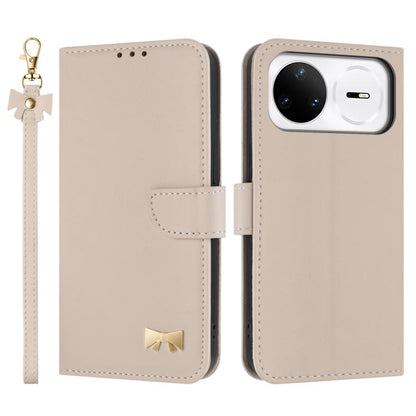 Metal Bow Leather Phone Case with Hand Strap, For Huawei nova 16 Pro / 16 Ultra, For Huawei Pura 90 Pro Max 5G, For Huawei Pura 90 Pro 5G, For Huawei Pura 90 5G, For Huawei nova 15 Ultra, For Huawei nova 15 Pro, For Huawei Mate 80 Pro Max              ...