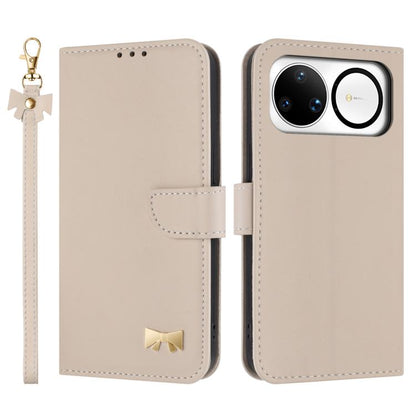 Metal Bow Leather Phone Case with Hand Strap, For Huawei nova 16 Pro / 16 Ultra, For Huawei Pura 90 Pro Max 5G, For Huawei Pura 90 Pro 5G, For Huawei Pura 90 5G, For Huawei nova 15 Ultra, For Huawei nova 15 Pro, For Huawei Mate 80 Pro Max              ...