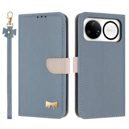 Metal Bow Leather Phone Case with Hand Strap, For Huawei nova 16 Pro / 16 Ultra, For Huawei Pura 90 Pro Max 5G, For Huawei Pura 90 Pro 5G, For Huawei Pura 90 5G, For Huawei nova 15 Ultra, For Huawei nova 15 Pro, For Huawei Mate 80 Pro Max              ...