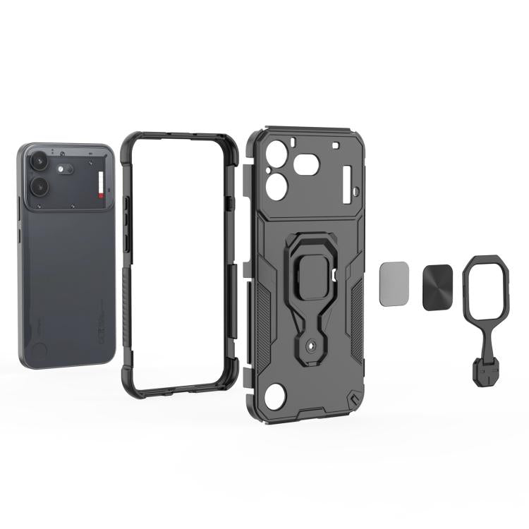 Metal Kickstand TPU Hybrid PC Phone Case, For Nothing Phone 4b, For Nothing Phone 3a Lite, For Nothing CMF Phone 2 Pro, For Nothing Phone 3a, For Nothing Phone 3a Pro