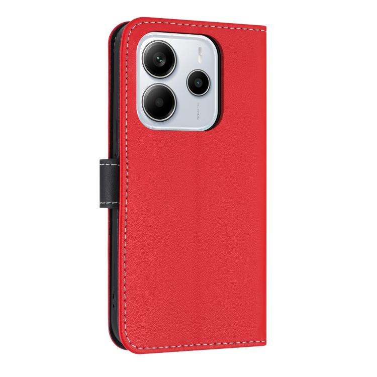 Metal Bow Leather Phone Case with Hand Strap, For Redmi Note 14 4G 164.84mm, For Redmi Note 14 Pro 5G / 14 Pro+, For Redmi Turbo 4 Pro / Poco X7 Pro, For Redmi Note 14 Pro 4G Global, For Redmi Note 14 4G 163.25mm, For Redmi 14C 4G / Poco C75           ...