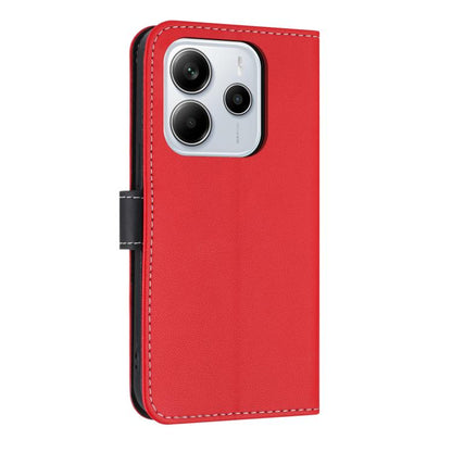 Metal Bow Leather Phone Case with Hand Strap, For Redmi Note 14 4G 164.84mm, For Redmi Note 14 Pro 5G / 14 Pro+, For Redmi Turbo 4 Pro / Poco X7 Pro, For Redmi Note 14 Pro 4G Global, For Redmi Note 14 4G 163.25mm, For Redmi 14C 4G / Poco C75           ...