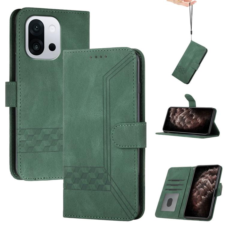 Cubic Skin Feel Flip Leather Phone Case, For OnePlus N6x 5G, For OnePlus N6 4G, For OnePlus Turbo 6 / 6V, For OnePlus Ace 6, For OnePlus 15, For OnePlus 13T, For OnePlus Ace 5 / 13R Global