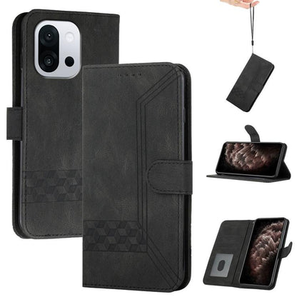 Cubic Skin Feel Flip Leather Phone Case, For OnePlus N6x 5G, For OnePlus N6 4G, For OnePlus Turbo 6 / 6V, For OnePlus Ace 6, For OnePlus 15, For OnePlus 13T, For OnePlus Ace 5 / 13R Global
