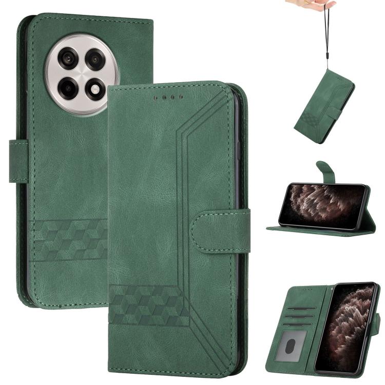 Cubic Skin Feel Flip Leather Phone Case, For OnePlus N6x 5G, For OnePlus N6 4G, For OnePlus Turbo 6 / 6V, For OnePlus Ace 6, For OnePlus 15, For OnePlus 13T, For OnePlus Ace 5 / 13R Global