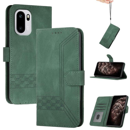 Cubic Skin Feel Flip Leather Phone Case, For OnePlus N6x 5G, For OnePlus N6 4G, For OnePlus Turbo 6 / 6V, For OnePlus Ace 6, For OnePlus 15, For OnePlus 13T, For OnePlus Ace 5 / 13R Global