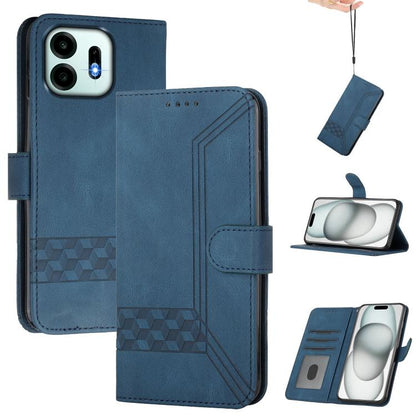 Cubic Skin Feel Flip Leather Phone Case, For OnePlus N6x 5G, For OnePlus N6 4G, For OnePlus Turbo 6 / 6V, For OnePlus Ace 6, For OnePlus 15, For OnePlus 13T, For OnePlus Ace 5 / 13R Global