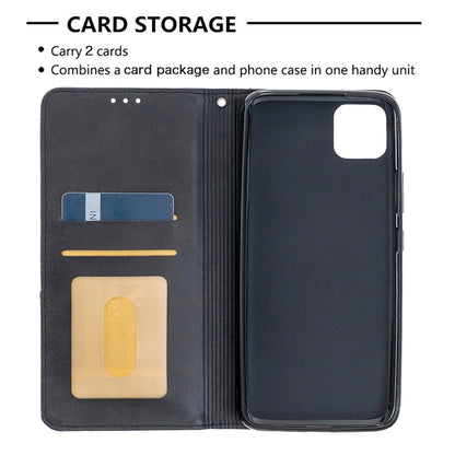 Dark grey leather folio phone case with card slots and inner phone holder
