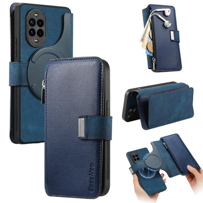 CaseNeo MagSafe RFID Anti-theft Zipper Wallet Retro Leather Phone Case, For Huawei nova 16, For Huawei Pura 90 5G, For Huawei Enjoy 90 Plus 5G, For Huawei Mate 70 Air 5G, For Huawei Pura 80 Ultra 5G, For Huawei Pura 80 Pro / 80 Pro+ 5G                 ...