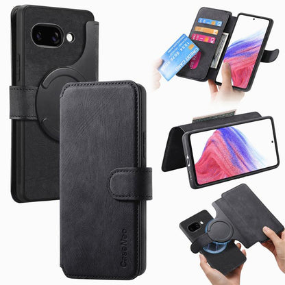 CaseNeo MagSafe RFID Anti-theft Retro Leather Phone Case, For Google Pixel 11 Pro XL, For Google Pixel 10a, For Google Pixel 10 Pro XL / 9 Pro XL, For Google Pixel 10 / 10 Pro / 9 / 9 Pro, For Google Pixel 9a