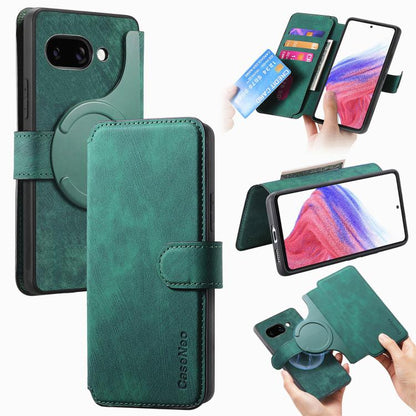 CaseNeo MagSafe RFID Anti-theft Retro Leather Phone Case, For Google Pixel 11 Pro XL, For Google Pixel 10a, For Google Pixel 10 Pro XL / 9 Pro XL, For Google Pixel 10 / 10 Pro / 9 / 9 Pro, For Google Pixel 9a