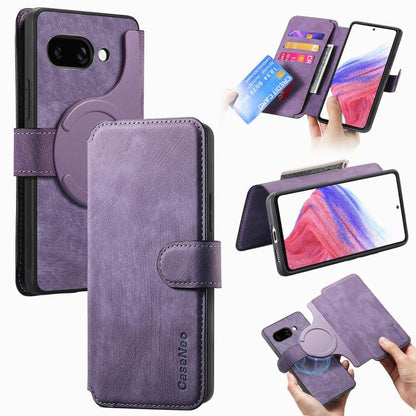 CaseNeo MagSafe RFID Anti-theft Retro Leather Phone Case, For Google Pixel 11 Pro XL, For Google Pixel 10a, For Google Pixel 10 Pro XL / 9 Pro XL, For Google Pixel 10 / 10 Pro / 9 / 9 Pro, For Google Pixel 9a