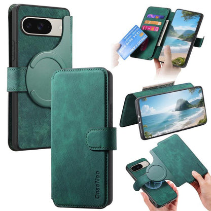 CaseNeo MagSafe RFID Anti-theft Retro Leather Phone Case, For Google Pixel 11 Pro XL, For Google Pixel 10a, For Google Pixel 10 Pro XL / 9 Pro XL, For Google Pixel 10 / 10 Pro / 9 / 9 Pro, For Google Pixel 9a
