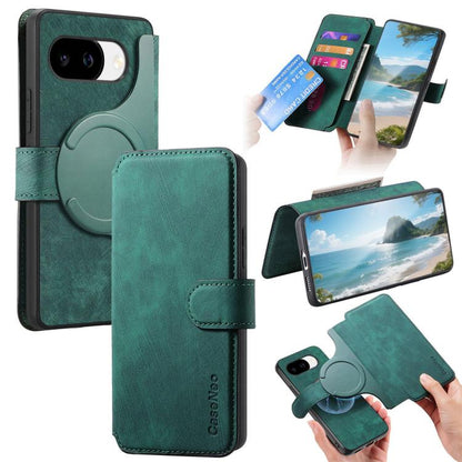 CaseNeo MagSafe RFID Anti-theft Retro Leather Phone Case, For Google Pixel 11 Pro XL, For Google Pixel 10a, For Google Pixel 10 Pro XL / 9 Pro XL, For Google Pixel 10 / 10 Pro / 9 / 9 Pro, For Google Pixel 9a