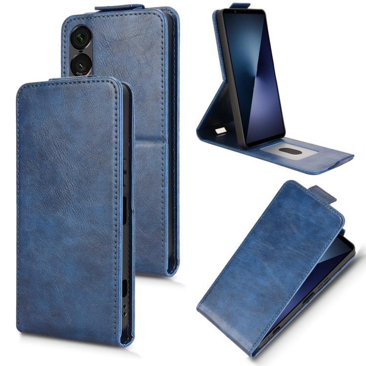 Magnetic Vertical Flip Leather Phone Case with Buckle, For Sony Xperia 10 VIII, For Sony Xperia 1 VIII, For Sony Xperia 10 VII, For Sony Xperia 1 VII