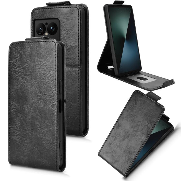 Magnetic Vertical Flip Leather Phone Case with Buckle, For Sony Xperia 10 VIII, For Sony Xperia 1 VIII, For Sony Xperia 10 VII, For Sony Xperia 1 VII