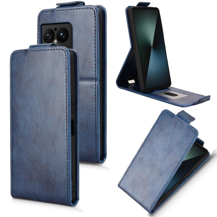 Magnetic Vertical Flip Leather Phone Case with Buckle, For Sony Xperia 10 VIII, For Sony Xperia 1 VIII, For Sony Xperia 10 VII, For Sony Xperia 1 VII