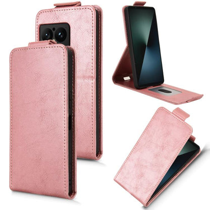 Magnetic Vertical Flip Leather Phone Case with Buckle, For Sony Xperia 10 VIII, For Sony Xperia 1 VIII, For Sony Xperia 10 VII, For Sony Xperia 1 VII