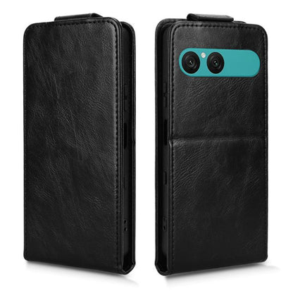 Magnetic Vertical Flip Leather Phone Case with Buckle, For Sony Xperia 10 VIII, For Sony Xperia 1 VIII, For Sony Xperia 10 VII, For Sony Xperia 1 VII