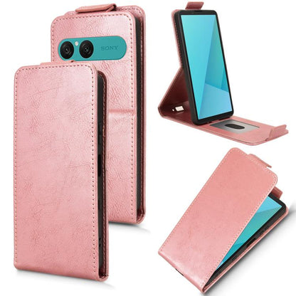 Magnetic Vertical Flip Leather Phone Case with Buckle, For Sony Xperia 10 VIII, For Sony Xperia 1 VIII, For Sony Xperia 10 VII, For Sony Xperia 1 VII