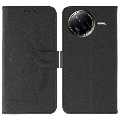 Feather Pattern Litchi Texture Leather Phone Case, For Xiaomi 17 Pro, For Xiaomi 17, For Xiaomi 15T Pro 5G, For Xiaomi 15T 5G, For Xiaomi Poco F7 Ultra / Redmi K80 Pro, For Xiaomi Poco F7 Pro / Redmi K80, For Xiaomi Poco C75 4G, For Xiaomi 14T Pro     ...