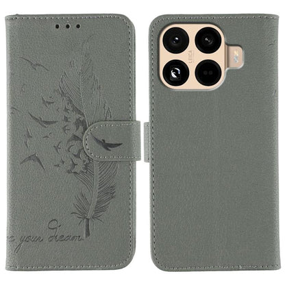 Feather Pattern Litchi Texture Leather Phone Case, For Xiaomi 17 Pro, For Xiaomi 17, For Xiaomi 15T Pro 5G, For Xiaomi 15T 5G, For Xiaomi Poco F7 Ultra / Redmi K80 Pro, For Xiaomi Poco F7 Pro / Redmi K80, For Xiaomi Poco C75 4G, For Xiaomi 14T Pro     ...