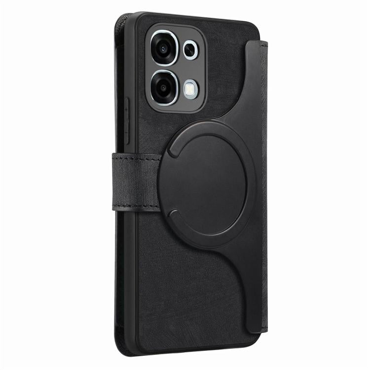 CaseNeo MagSafe RFID Anti-theft Zipper Wallet Retro Leather Phone Case, For OPPO A6 Global / A6s / A6c / A6t Pro, For OPPO K15 Pro+, For OPPO K15 Pro 5G, For OPPO Reno15 F, For OPPO Reno 15 Pro Max 5G Global, For OPPO Reno15 5G Global / 15c 5G         ...