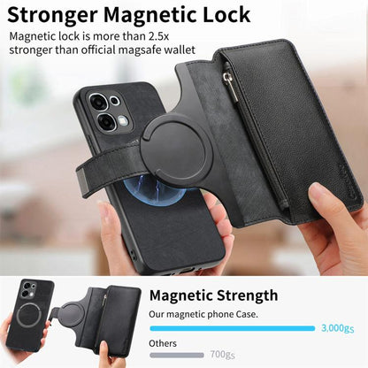CaseNeo MagSafe RFID Anti-theft Zipper Wallet Retro Leather Phone Case, For OPPO A6 Global / A6s / A6c / A6t Pro, For OPPO K15 Pro+, For OPPO K15 Pro 5G, For OPPO Reno15 F, For OPPO Reno 15 Pro Max 5G Global, For OPPO Reno15 5G Global / 15c 5G         ...