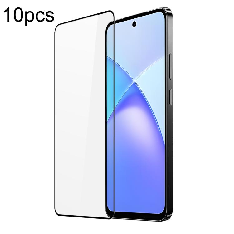 10pcs DUX DUCIS 0.33mm 9H Medium Alumina Tempered Glass Film, For Infinix GT 50 Pro 5G, For Infinix Hot 70 4G, For Infinix Hot 60 4G / 60i 4G, For Infinix Hot 60 Pro+ 4G, For Infinix Hot 60 Pro 4G, For Infinix Smart 10 4G / 10 Plus 4G                  ...