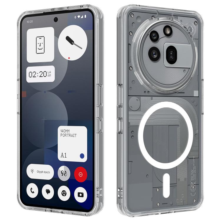 MagSafe Clear Acrylic PC Hybrid TPU Phone Case, For Nothing Phone 4b, For Nothing Phone 4a Pro, For Nothing Phone 4a, For Nothing Phone 3a Lite, For Nothing Phone 3, For Nothing CMF Phone 2 Pro, For Nothing Phone 3a, For Nothing Phone 3a Pro