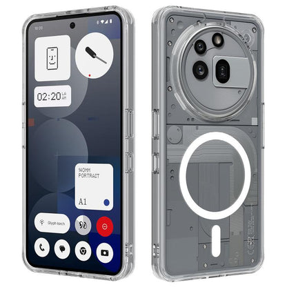 MagSafe Clear Acrylic PC Hybrid TPU Phone Case, For Nothing Phone 4b, For Nothing Phone 4a Pro, For Nothing Phone 4a, For Nothing Phone 3a Lite, For Nothing Phone 3, For Nothing CMF Phone 2 Pro, For Nothing Phone 3a, For Nothing Phone 3a Pro