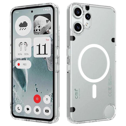 MagSafe Clear Acrylic PC Hybrid TPU Phone Case, For Nothing Phone 4b, For Nothing Phone 4a Pro, For Nothing Phone 4a, For Nothing Phone 3a Lite, For Nothing Phone 3, For Nothing CMF Phone 2 Pro, For Nothing Phone 3a, For Nothing Phone 3a Pro