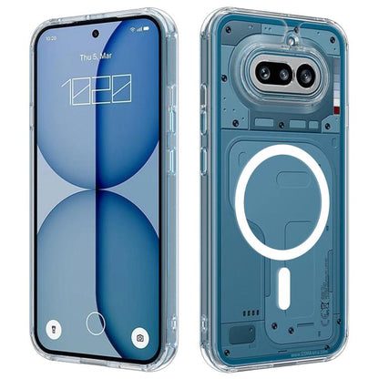 MagSafe Clear Acrylic PC Hybrid TPU Phone Case, For Nothing Phone 4b, For Nothing Phone 4a Pro, For Nothing Phone 4a, For Nothing Phone 3a Lite, For Nothing Phone 3, For Nothing CMF Phone 2 Pro, For Nothing Phone 3a, For Nothing Phone 3a Pro
